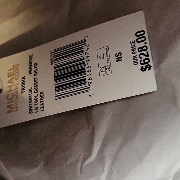 NWT GORGEOUS PINK MICHAEL KORS TRISHA SHOULDER BAG - Picture 10 of 11